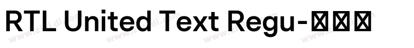 RTL United Text Regu字体转换